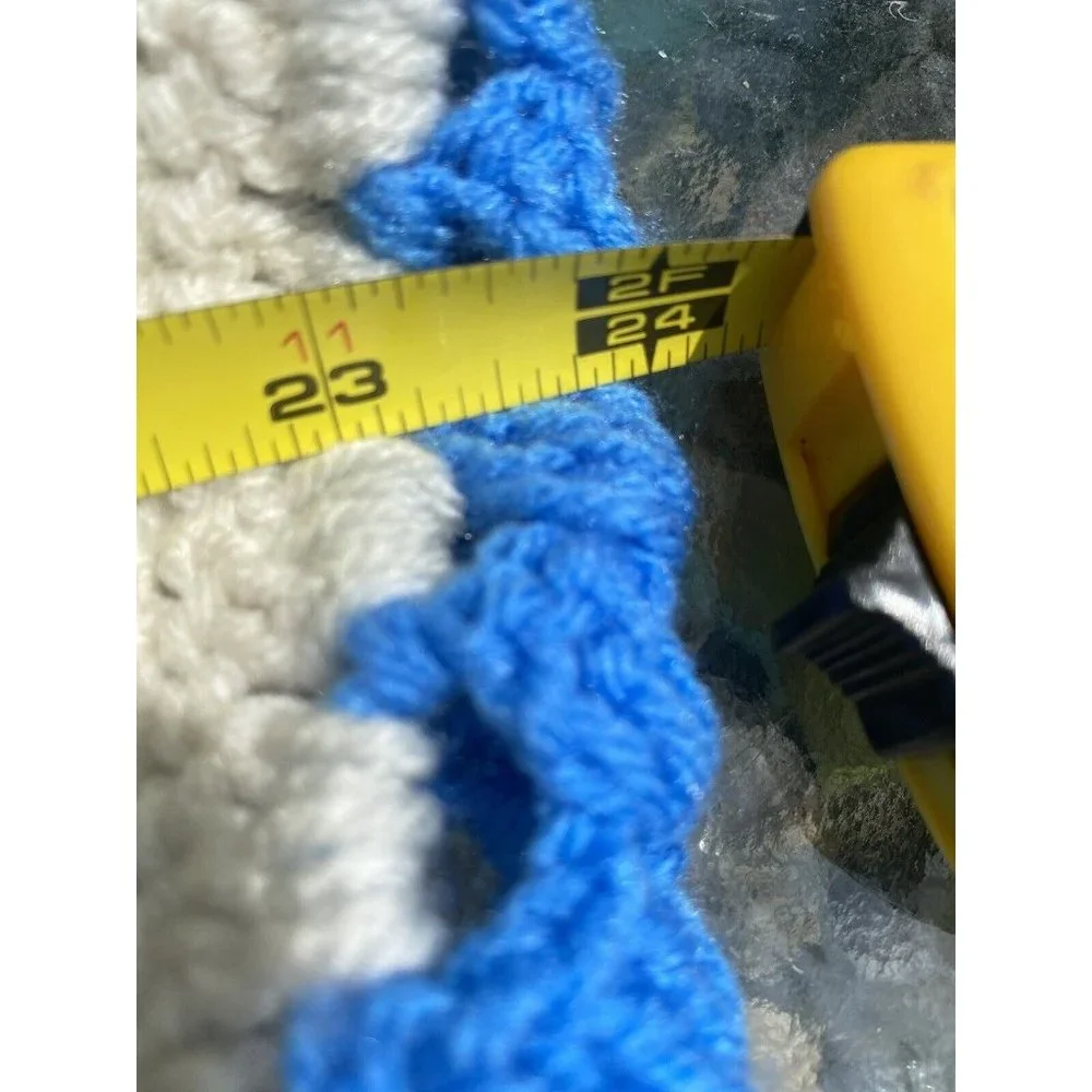 Handmade crochet afghan
